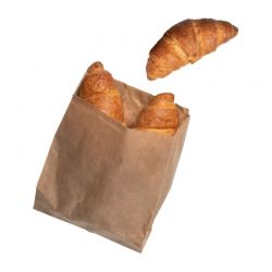 Sachet papier viennoiserie brun neutre | Proébo