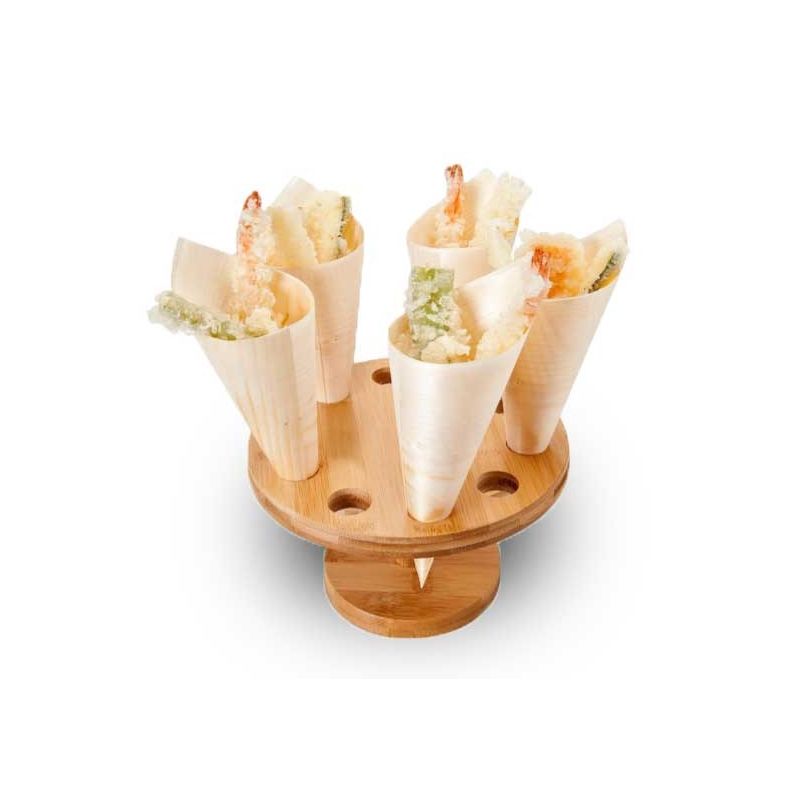 Présentoir pour cônes bambou 10 emplacements