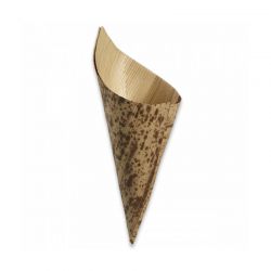 Cornet en bambou alimentaire