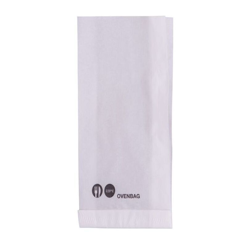 Sachet cuisson blanc neutre - Résiste à une chaleur de 280°C