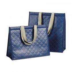 Sac isotherme bleu fermeture scratch