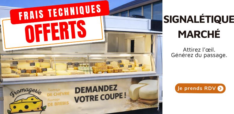 Signal&eacute;tique march&eacute;