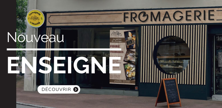 Enseigne pour fromagerie