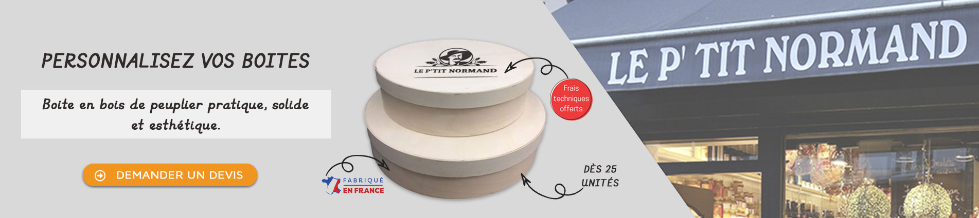 Emballage alimentaire fromager