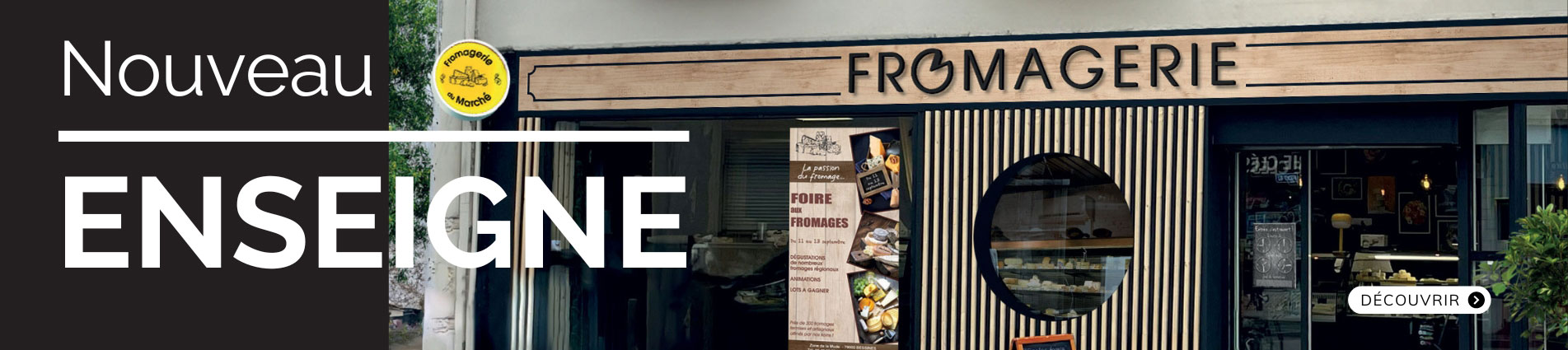 Enseigne fromagerie