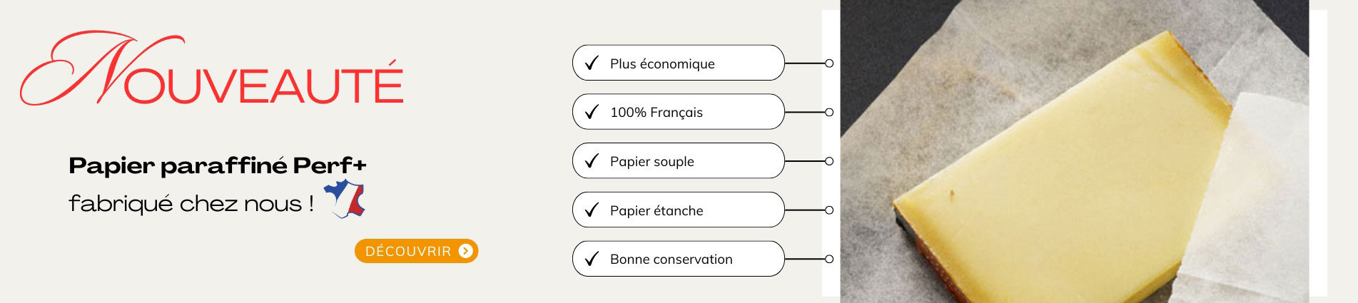Papier alimentaire perf+