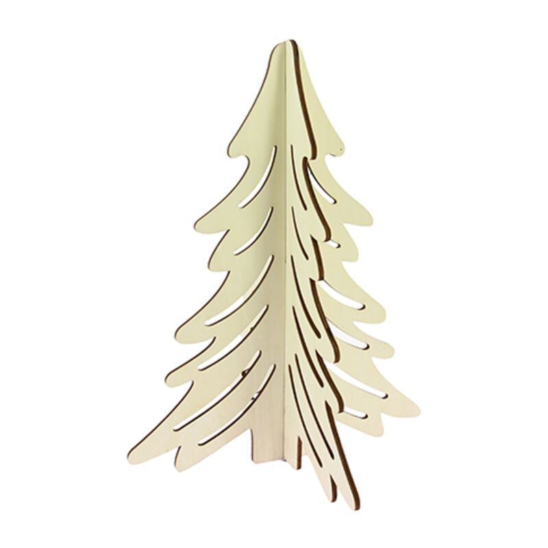 Sapin bois déco 40 x 31 cm | Proébo Lesmayoux