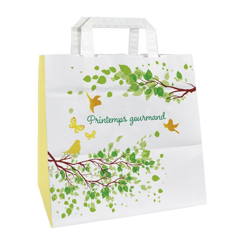 copy ofSac papier alimentaire fromagerie - Motif printemps