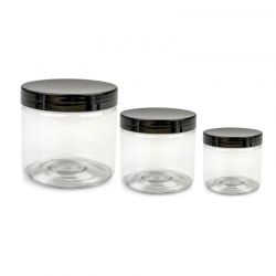 copy ofBouteille en plastique vide avec bouchon noir