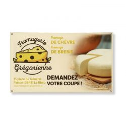 Banderole publicitaire fromager