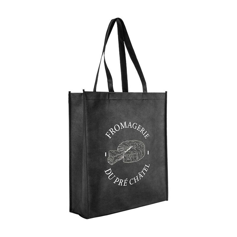 SAC NON TISSE PERSONNALISABLE NOIR | Proébo