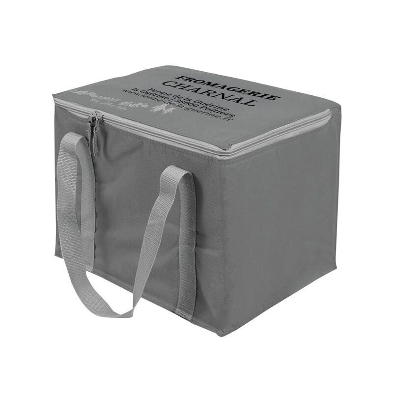 GLACIERE ISOTHERME GRIS PERSONNALISABLE | Proébo