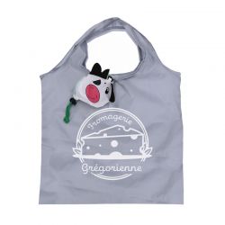 SAC POLYESTER PLIABLE VACHE PERSONNALISABLE | Proébo