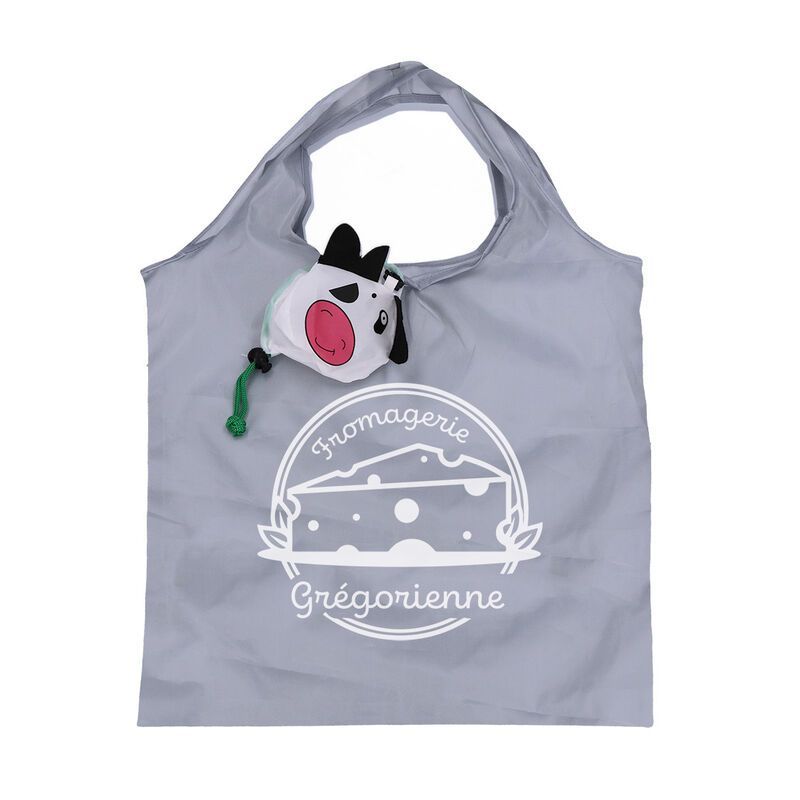 SAC POLYESTER PLIABLE VACHE PERSONNALISABLE | Proébo