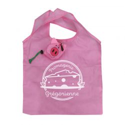 SAC POLYESTER PLIABLE COCHON PERSONNALISABLE | Proébo