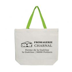SAC COTON PEPS PERSONNALISABLE BLEU | Proébo