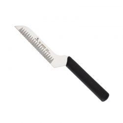Couteau fromager professionnel avec lame ondulée - 12 cm
