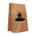 Sac papier SOS kraft brun - motif fromager bonheur
