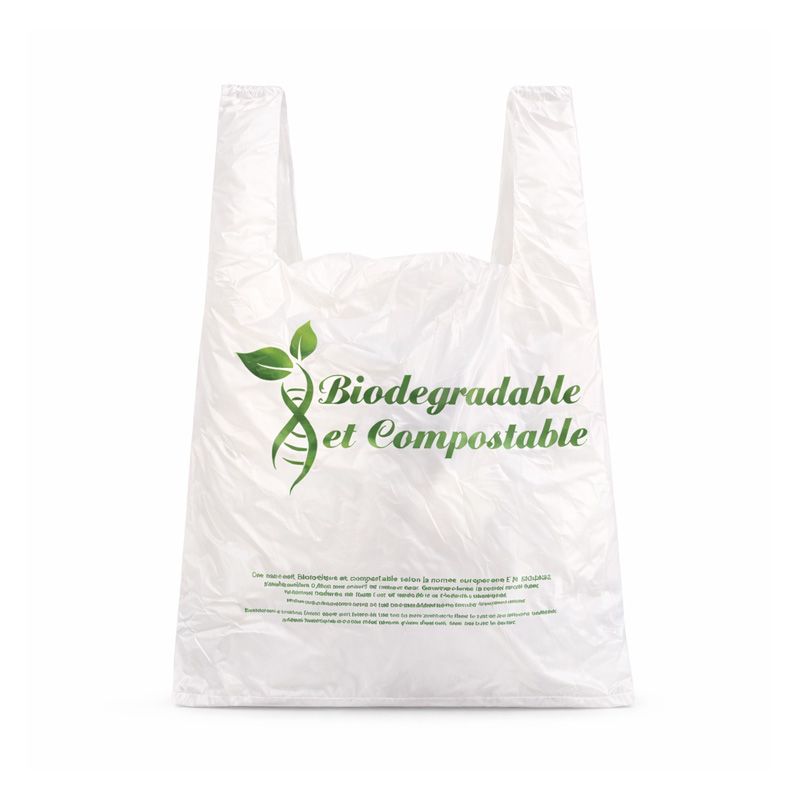 Sac bretelle biosourcé naturel 26x45 cm