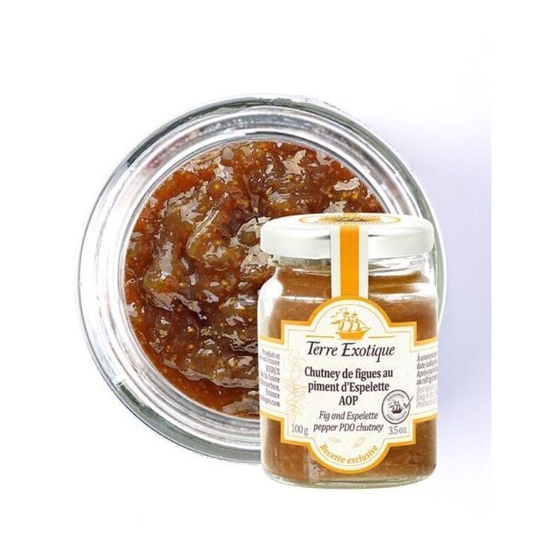 CHUTNEY DE FIGUES AU PIMENT D'ESPELETTE AOP - (6x100g)