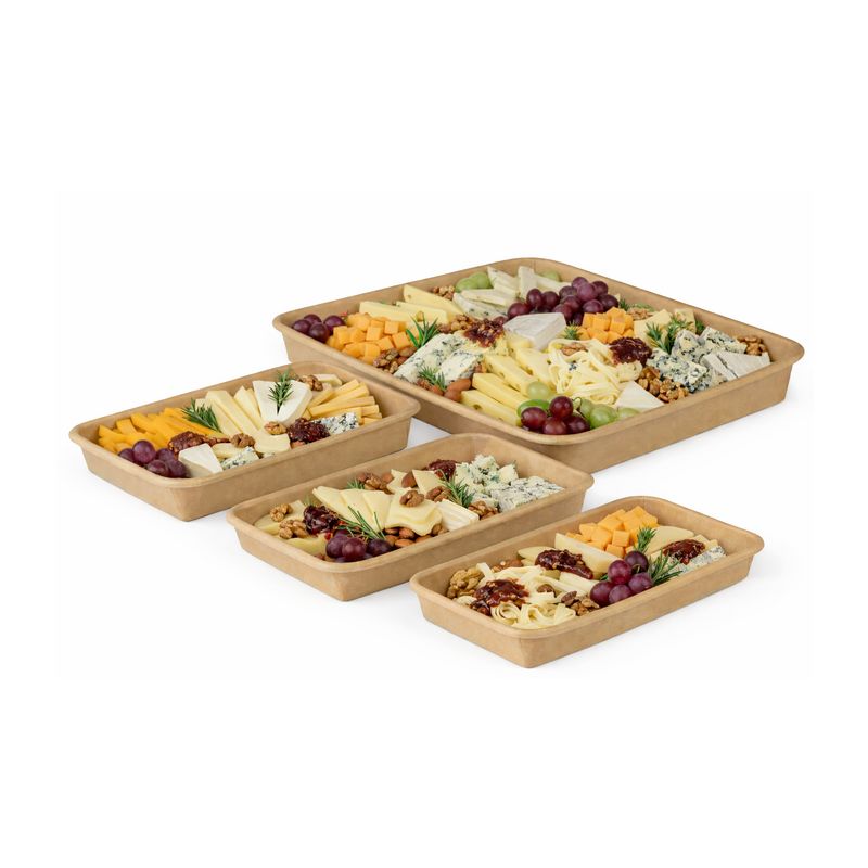 Plateau carton avec couvercle