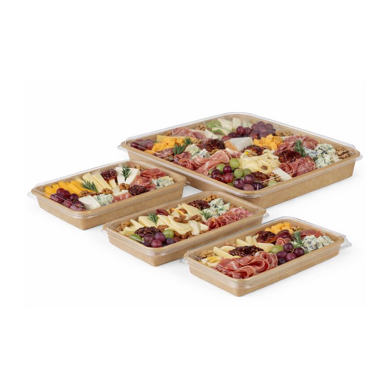 Plateau carton avec couvercle Plateau carton avec couvercle