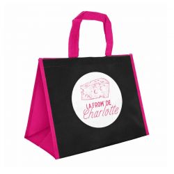 Sac cabas fromager en pp tissé - 36 x 20 x 27 cm - Existe en 3 couleurs