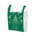 Sac fromager bretelle BD 50µ blanc - motif Hiver festif