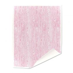 Papier duplex double double blanc motif trame bois rose