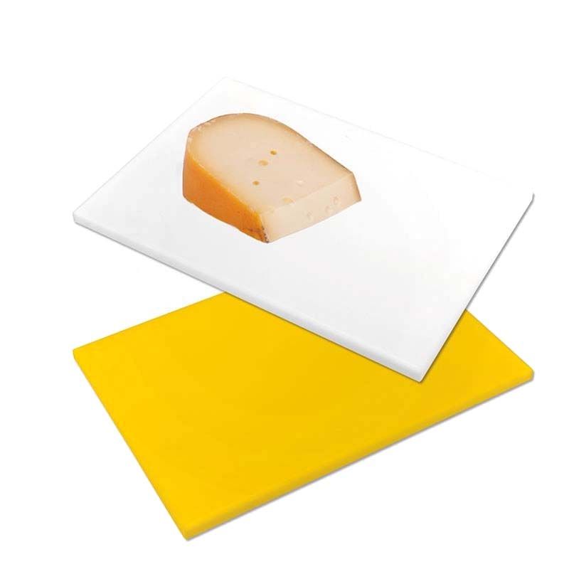 Planche à découper fromage jaune, blanche ou noire