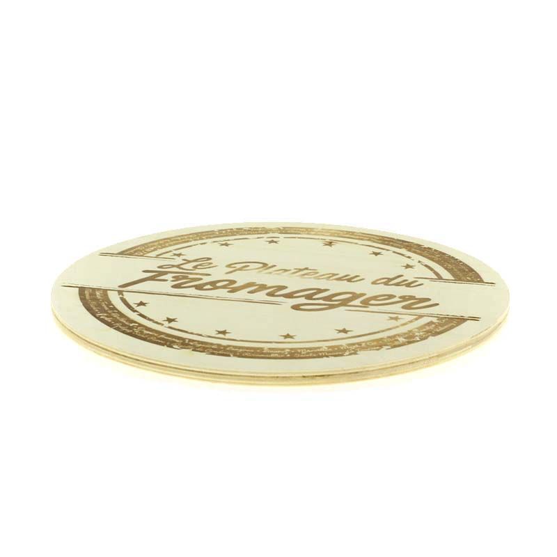 Plateau En Bois Motif Fromager Pour Fromager Lesmayoux 