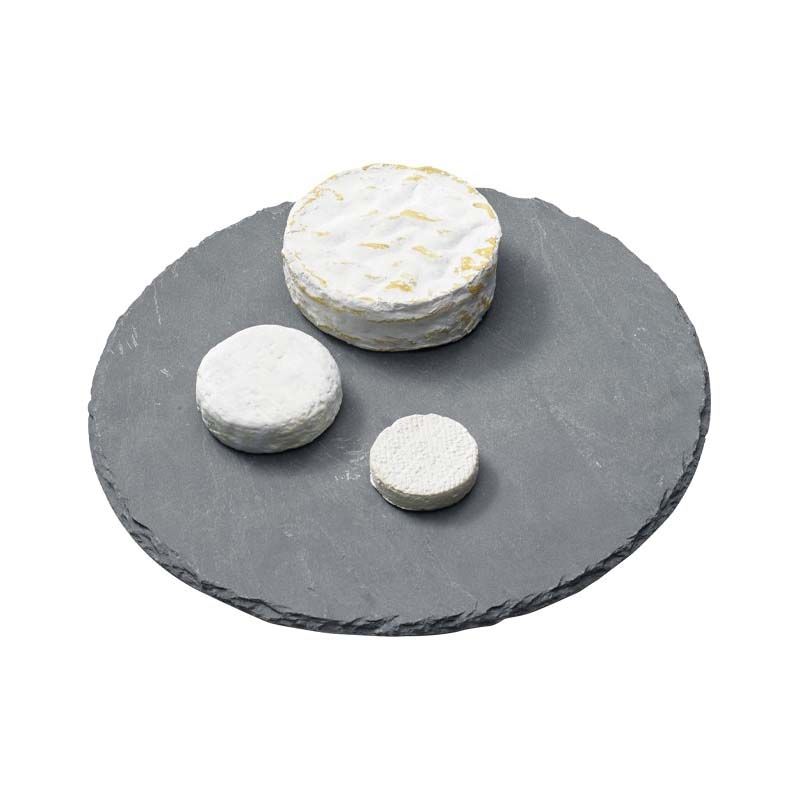 Plateau fromage ardoise rond