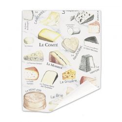 Papier alimentaire thermoscellable - motif fromages