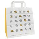 Sac papier alimentaire fromagerie - Motif FFF