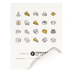 Papier alimentaire fromagerie duplex - Motif FFF