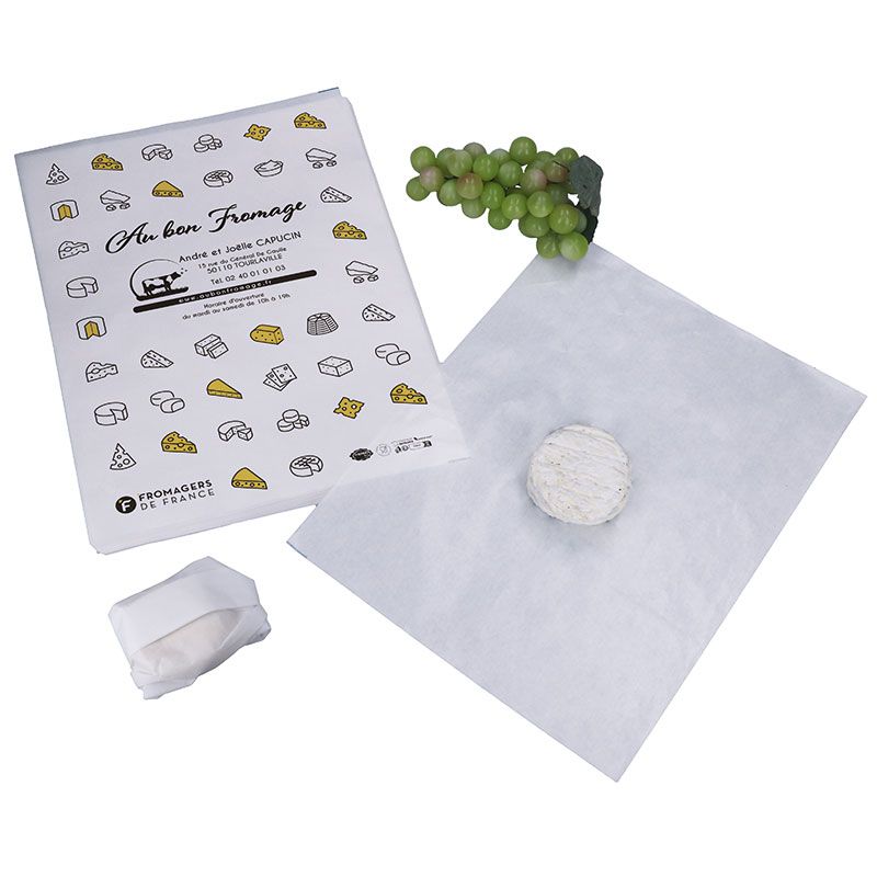 Papier thermoscellable fromagerie personnalisable - Motif FFF