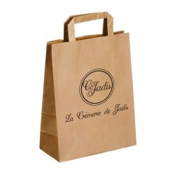 Sac papier kraft brun fromagerie 18x8x23 cm - Personnalisable