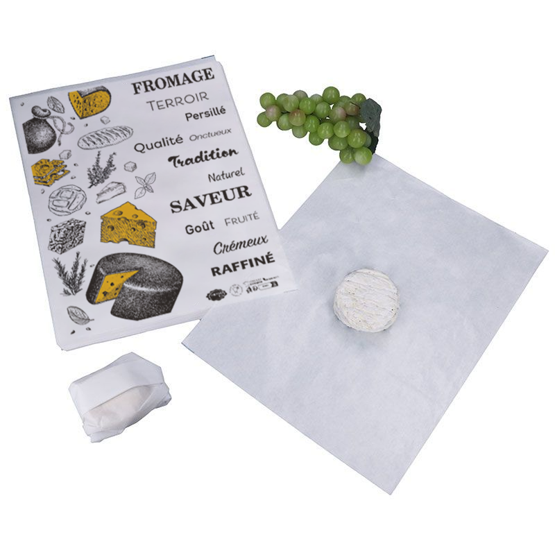 Papier fromage thermoscellable - Motif Saveurs et traditions