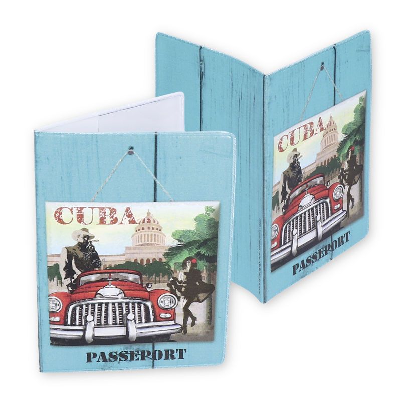 Pochette de voyage à rabat porte-document A4 CUBA PVC RECYCLABLE