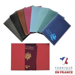 Pochette passeport PVC cousu