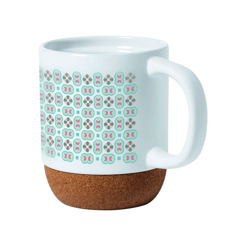 Mug en céramiquefond liège pour sublimation