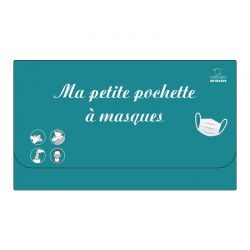Pochette à masque en pvc souple 24x14 cm