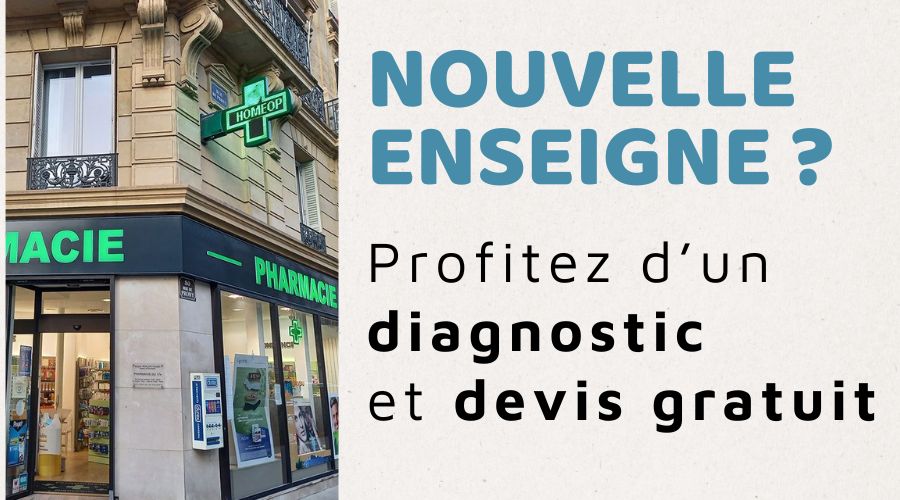 nouvelle enseigne en pharmacie