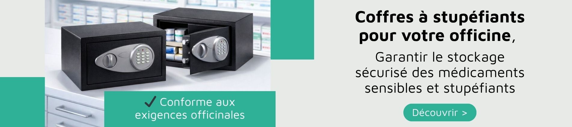 Coffre stup&eacute;fiant pharmacie