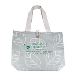 sac en coton Paname feuilles pour les pharmacies