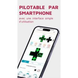 Pilotable par smartphone