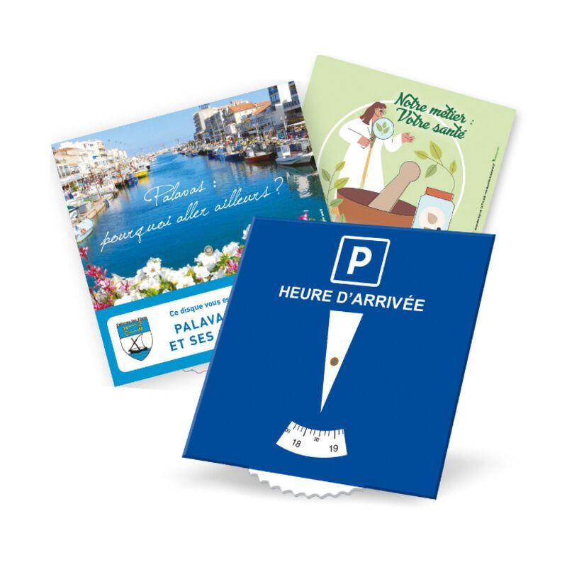 Stationnement disque personnalisé | Proébo Promoplast