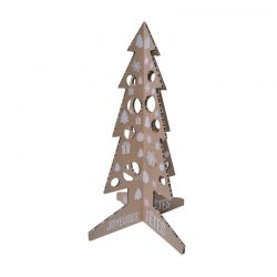 PLV sapin en carton + mobiles à suspendre - 117x70 cm