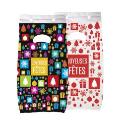 Sac liasse motif Noël color - 180+50+50x320+30