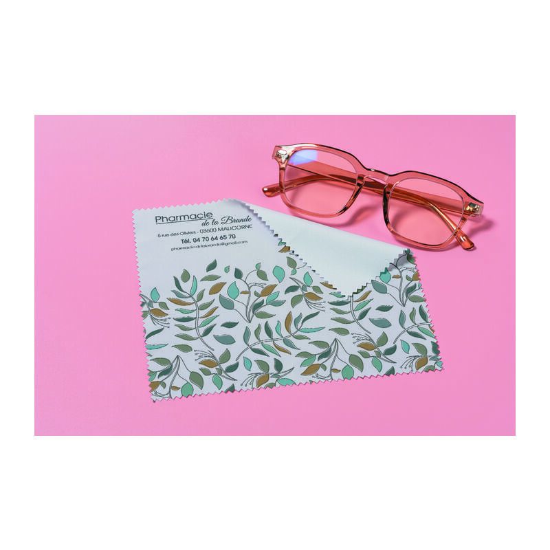 Chiffonnette et tournevis pour lunettes - motif Natura Harmonie